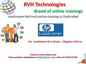 loadrunner fast track